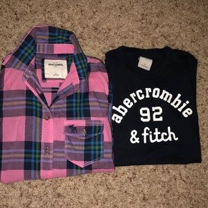 Abercrombie kids lot of 2 shirts
